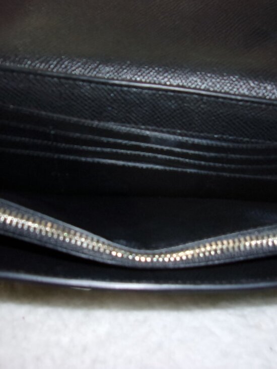 E-154 COACH SWAGGER CLUTCH IN PYTHON EMBOSSED LEATHER - Picture 7 of 13